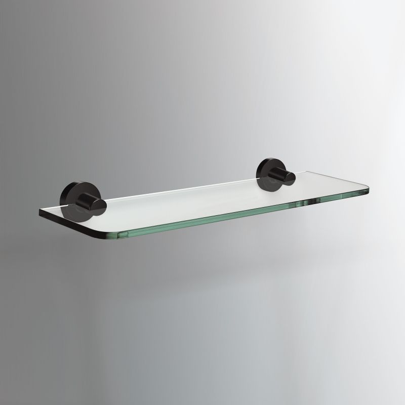 Tecno Project  Glass Shelf 50cm - Black
